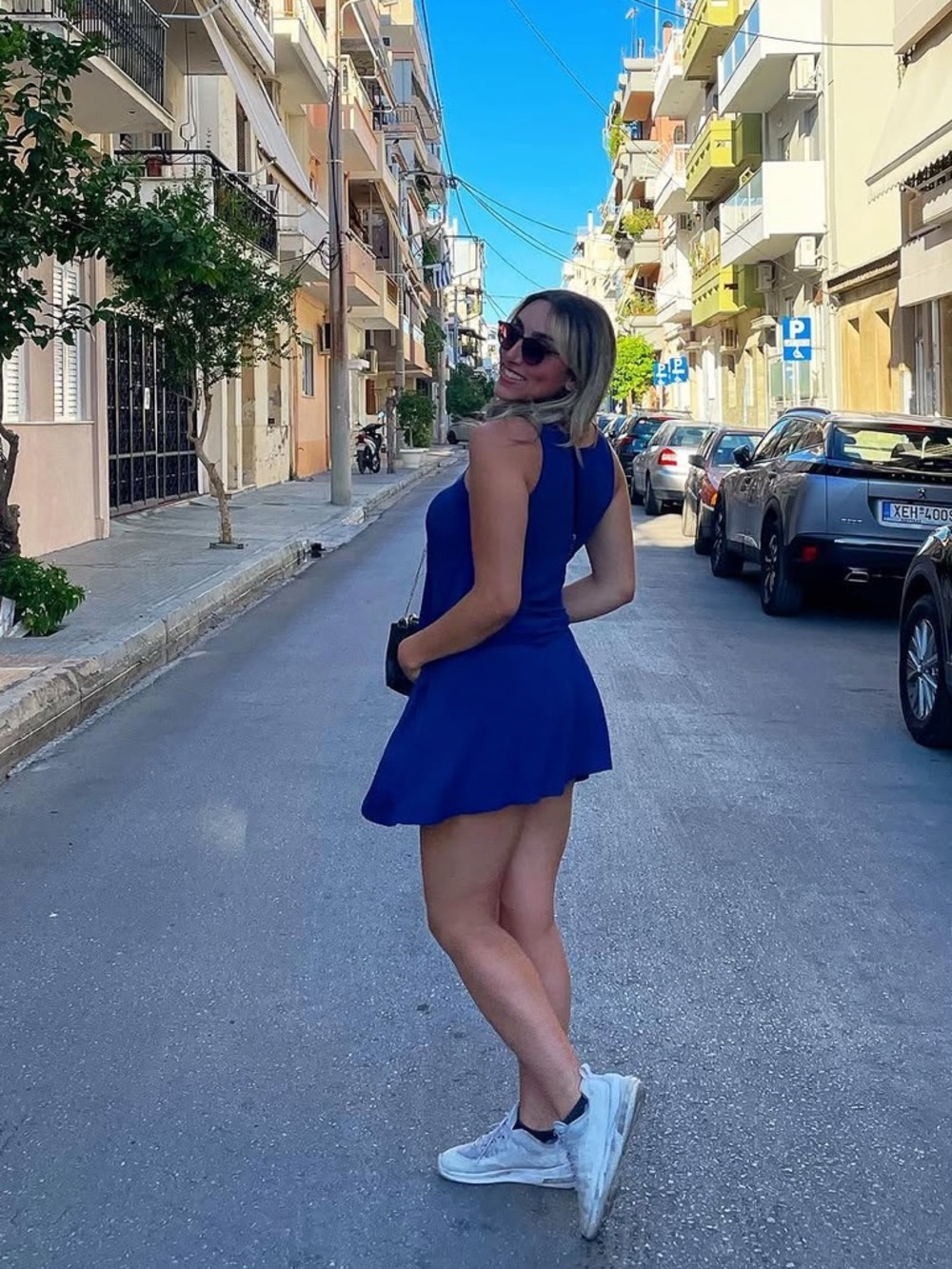 Royal Blue Sleeveless Maxi Dress